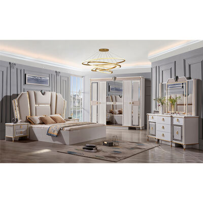 Moderne fluwelen hoed bed Houten king size sets Bedmeubelen Queen bedden Full Cabinet Bedroom Set