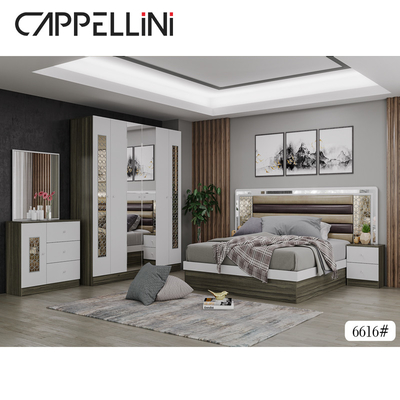 ODM OEM het Meubilair van de Flatslaapkamer Koningin Size Bedroom Furniture