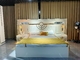 Reeks van de midden van de eeuw de Stevige Moderne Slaapkamer met Huis Cherry Light Dresser King Bed
