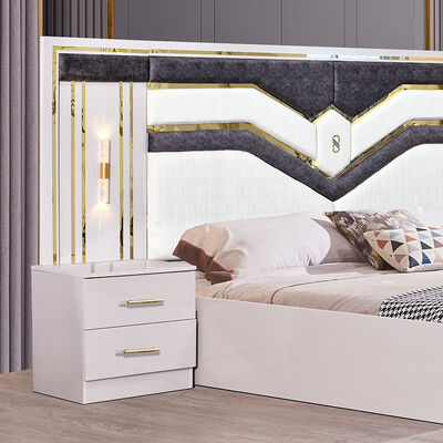 Groothandel Prijs Complete slaapkamer sets Meubelen Dubbelbed Houten frame Modern Luxe Full Home King Size Bedroom Meubels Set