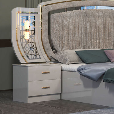 Goedkoop Groothandel Volledig 5 stukken Moderne slaapkamermeubels Set Huis Appartement Compleet Houten Frame Dubbel Luxe King Size Bed