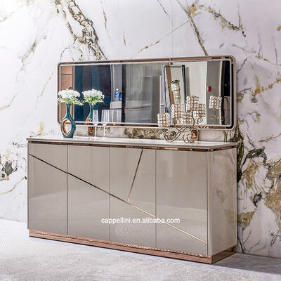 Groothandel Complete Moderne Luxe Eetkamersets Huismeubilair Opslag Eenvoudige Houten 6-zits Eettafel en Stoelen Set