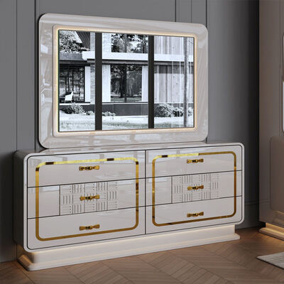 Moderne Luxe Royale Complete Slaapkamer Sets Hout King Size Bed Home Kamer Dubbele Houten Frame Slaapkamer Meubelset