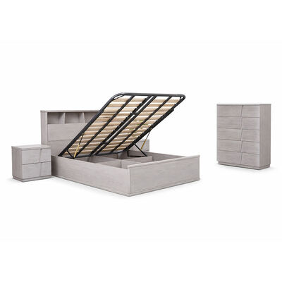 Modern Complete Bedroom Sets Master Room King Size Double Bed Hotel Home Storage Solid Wood Frame Luxe Bedroom Meubels Set