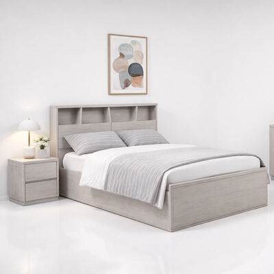 Modern Complete Bedroom Sets Master Room King Size Double Bed Hotel Home Storage Solid Wood Frame Luxe Bedroom Meubels Set