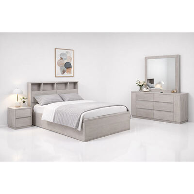 Modern Complete Bedroom Sets Master Room King Size Double Bed Hotel Home Storage Solid Wood Frame Luxe Bedroom Meubels Set