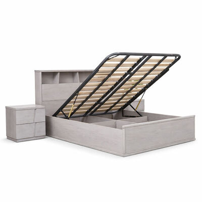 Modern Complete Bedroom Sets Master Room King Size Double Bed Hotel Home Storage Solid Wood Frame Luxe Bedroom Meubels Set