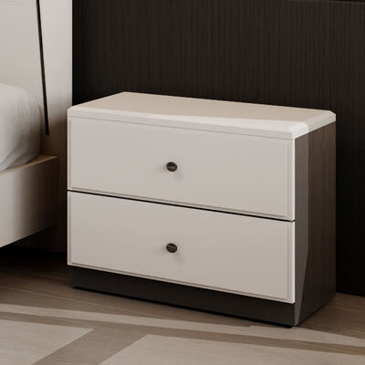 Minimalistische moderne slaapkamer set complete king size in klassiek hout met opslag gezellig luxe slaapkamer meubels suite