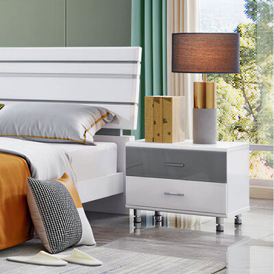 Slaapkamermeubilair Master Classic Houten King Size Storage Gezellig Hoogwaardige Minimalistische Luxe Moderne Meubilair Slaapkamer