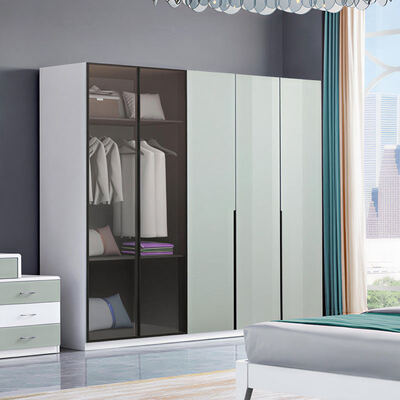 Meester Suite Slaapkamer Meubels Set Houten structuur Gezellige opslag Minimalistische hoge kwaliteit Luxe Moderne slaapkamer