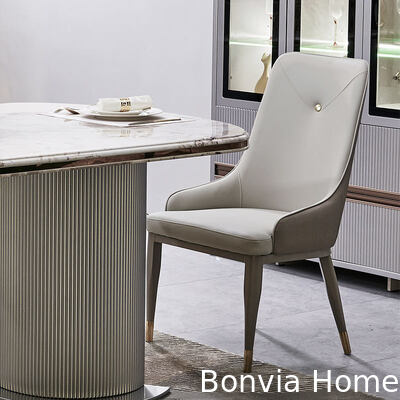 Volledige Luxe Houten Eetkamer Set 6 zitplaatsen Huismeubelen Luxe Grote Hout Moderne Marmeren Eettafel Set 4 Stoelen
