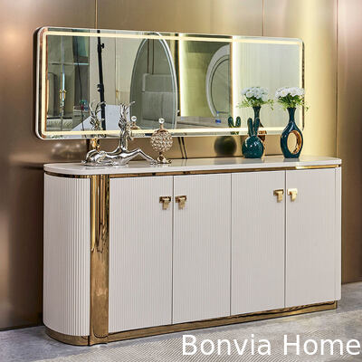 Moderne witte houten luxe eetkamer sets 6 zitplaatsen compleet huis meubilair opslag grote houten eetkamer tafel en stoelen set