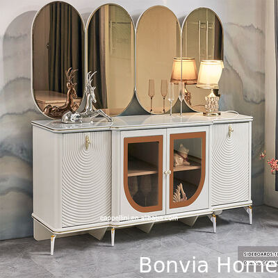 Elegante luxe eettafel en stoelen Set 6 zitplaatsen Meubelen Huisopslag Wit Compleet Moderne Grote Houten Eetkamer Sets