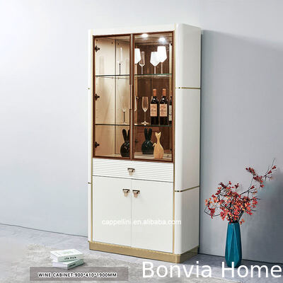 Witte moderne luxe eettafel met 6 zitplaatsen Houten eettafelmeubelen Compleet huis Houten raam Eettafel met 4 stoelen