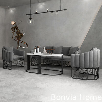 Minimalistisch ontwerp woonkamer sectioneel klein sofa set huis meubels kantoor modulair luxe moderne stoffen sofa