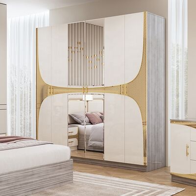 Foshan Groothandel Goedkoop Turkse slaapkamer sets king Size Bed Frame Luxe Home Room Suite Houten moderne slaapkamer meubels set