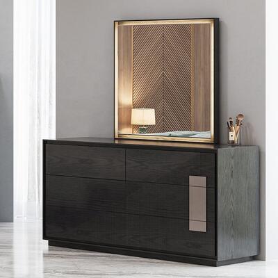 Minimalistische king size bed Luxe slaapkamer sets Hotel Appartement Houten frame Moderne slaapkamermeubels met kast