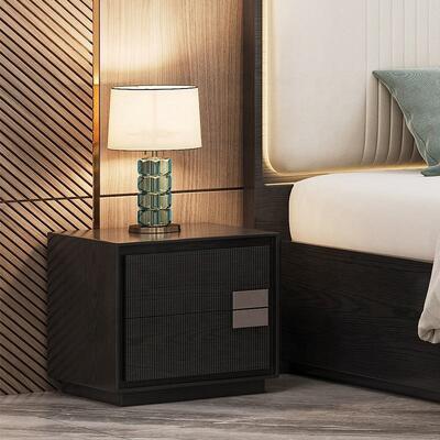 Minimalistische king size bed Luxe slaapkamer sets Hotel Appartement Houten frame Moderne slaapkamermeubels met kast