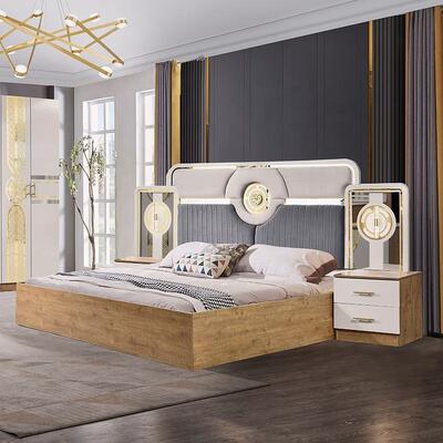 Chambre a Coucher Compleet Turks Bedroom Sets Goedkoop Groothandel Meesterkamer King Size Bed Houten Moderne Bedroom Meubels Set Nog geen reviews