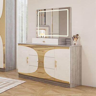 Foshan Groothandel Goedkoop Turkse slaapkamer sets king Size Bed Frame Luxe Home Room Suite Houten moderne slaapkamer meubels set