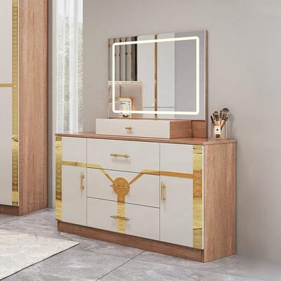 Meuble De Chambre Moderne slaapkamermeubilair king size Bed Houten frame Luxe Home Complete Turkse meubels slaapkamer sets