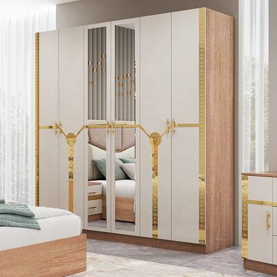 Meuble De Chambre Moderne slaapkamermeubilair king size Bed Houten frame Luxe Home Complete Turkse meubels slaapkamer sets