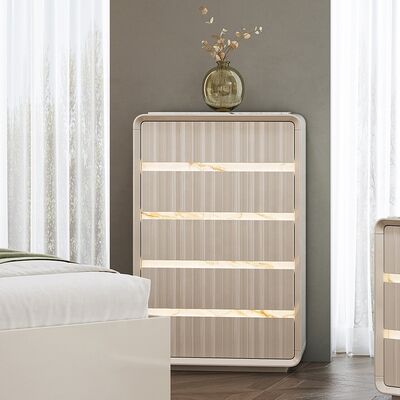 Groothandel Moderne slaapkamermeubilair Home Master Room Hotel Appartement Houten raam King Grootte Moderne luxe slaapkamer sets