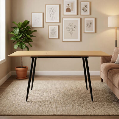 Goedkope groothandel minimalistische opvouwbare eettafel eetkamer meubels huis keuken houten moderne uitschuifbare eettafel