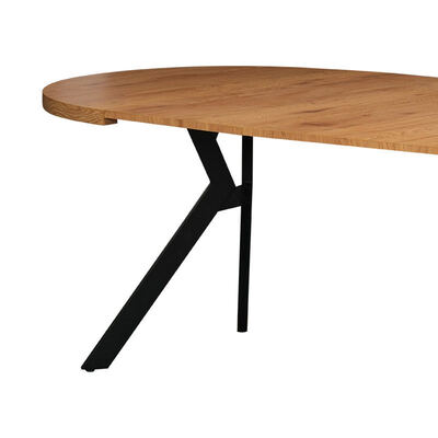 Scandinavische moderne uitschuifbare eettafel, opvouwbaar blad, houten eetkamermeubilair, minimalistische massief houten opvouwbare eettafelset