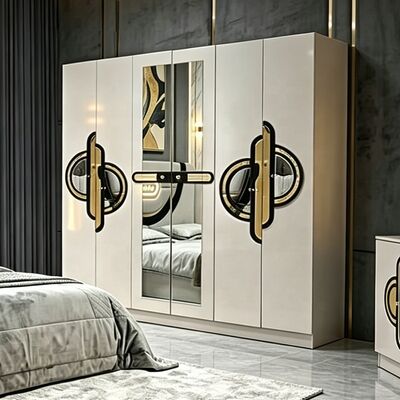 China Groothandel Goedkope Turkse Slaapkamer Meubelset Houten Frame Luxe Kingsize Bed Dubbel Volledig Modern Luxe Slaapkamer Sets