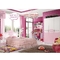 Het roze Houten Comité Hoog Mickey Mouse Children Bedroom Sets polijst het Schilderen