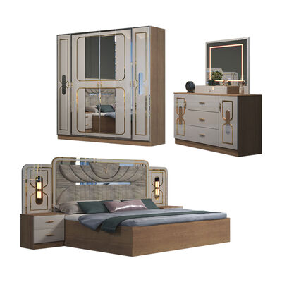 Volledige Bed Bedroom Set Bedroom Meubels Set Koningin Koning Luxe Bedroom Set Meubels Bed
