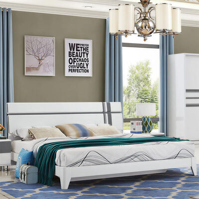 Slaapkamermeubilair Set Complete Master Classic Houten King Size Storage Gezellig Minimalist Luxe Moderne meubels Slaapkamer