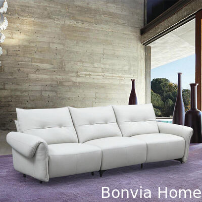 Italiaanse stijl Minimalisme Witte modulaire bank Woonkamer Sofa Set Meubelen Moderne luxe Home Lounge Sectieve Ledesofa