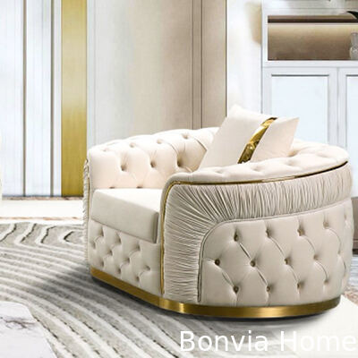 High End Custom Luxury Villa 3 2 1 zitplaats Sofa Set Meubelen Woonkamer Modulair Italiaans Modern Design Stof Sectie Sofa