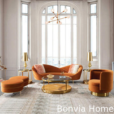 Modern Design 3 zitplaatsen Leisure Couch Woonkamer Sofa Set Sectionele Home Meubels Luxe Lounge Fluwelen Stoffen Sofa