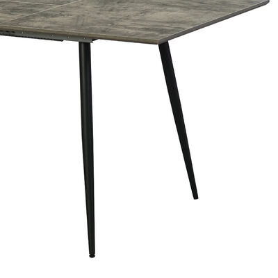 Scandinavische moderne uitschuifbare eettafel, opvouwbaar blad, houten eetkamermeubilair, minimalistische massief houten opvouwbare eettafelset